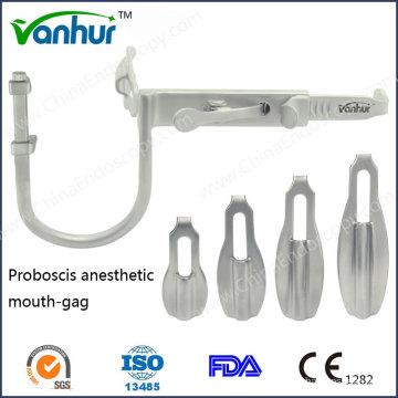 Instrução Cirúrgica Probósics Anestésico Mouth-Gag